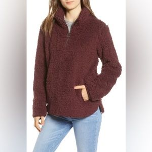 Thread and Supply Quarter Zip Sherpa Pullover